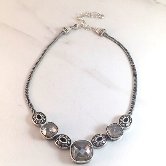 Brighton Venus Rising Swarovski Statement necklace Preowned - Picture 4 of 8